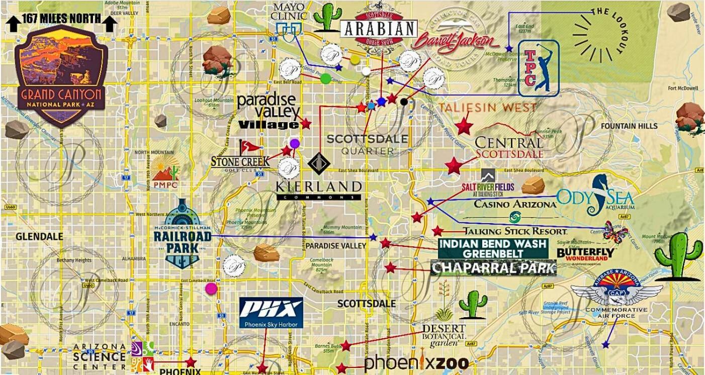 Walk Score 81-Shopping District-King Bed-Parking G2047 Scottsdale Exteriér fotografie
